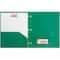 JAM Paper 3-Hole Heavy Duty Plastic Pocket Folder, 6ct.